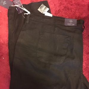NYDJ linen crop pants